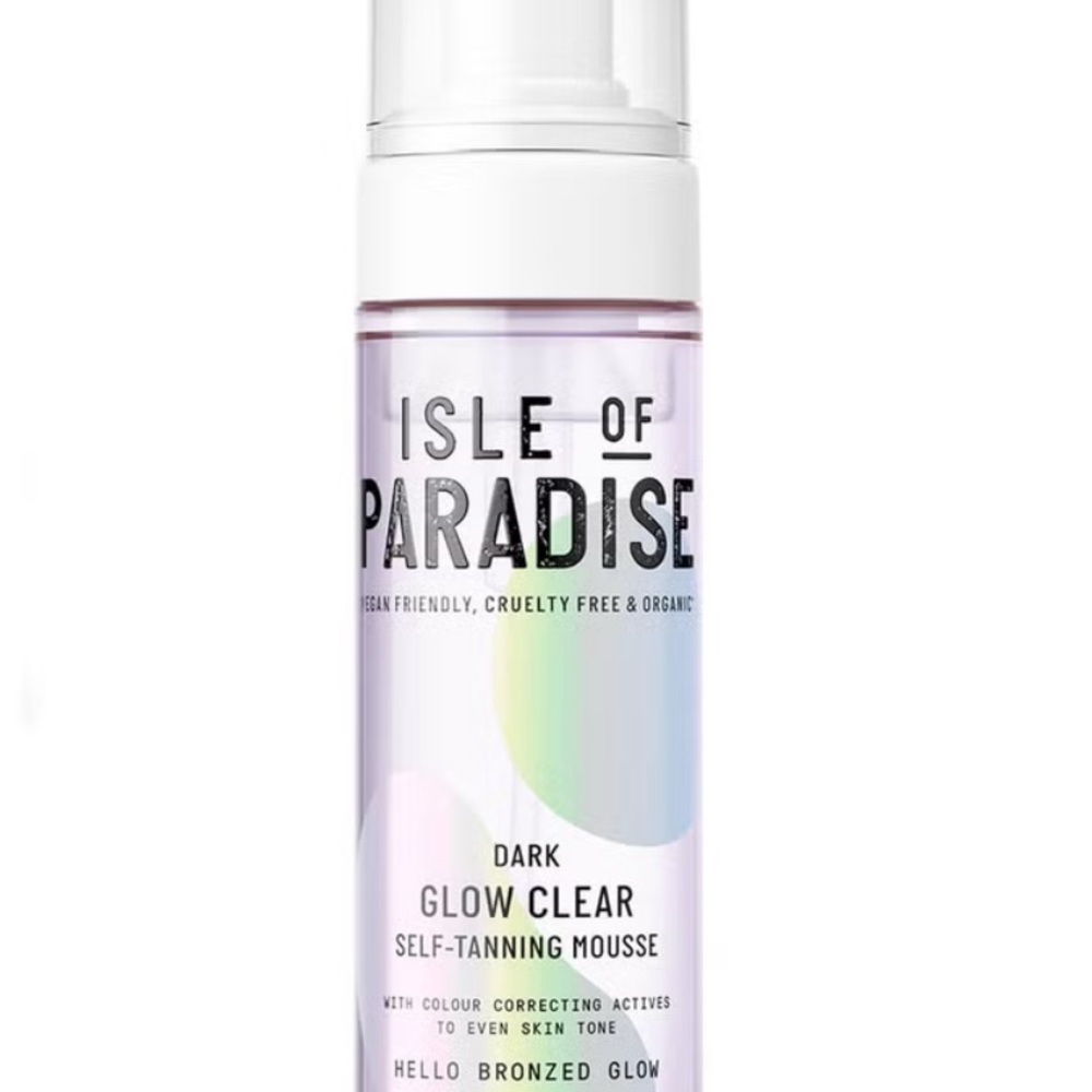 Isle of Paradise Glow Clear Self-Tanning Mousse - Dark Full Size NWOB - Picture 10 of 10